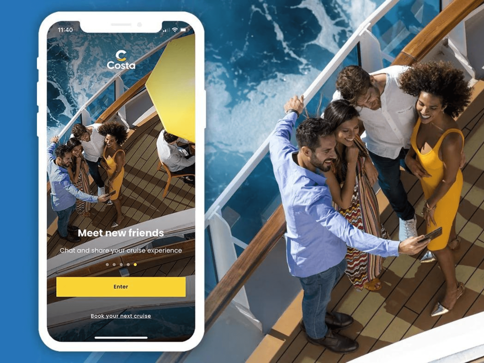 Internetový balíček na plavbách s Costa Cruises a Costa APP – čo to je a ako spríjemní plavbu cestujúcim.